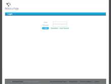 Tablet Screenshot of member.resolutionproject.org